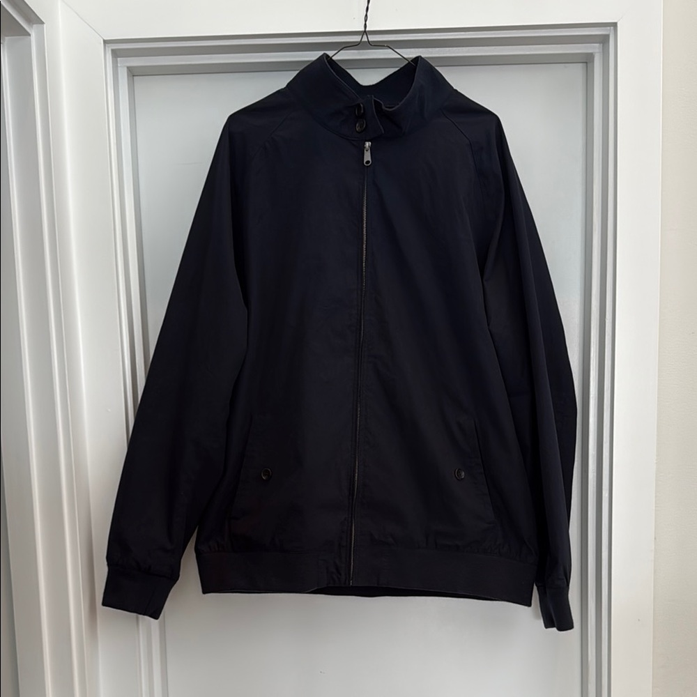 Nordstrom Blue Bomber Jacket with Relaxed Fit